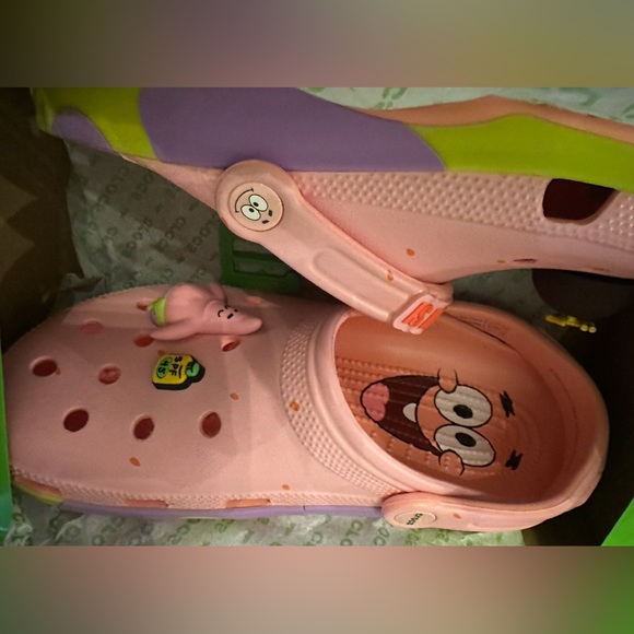 SpongeBob Patrick classic croc, Men’s crocs size 8 women’s 10, brand new - Picture 3 of 5
